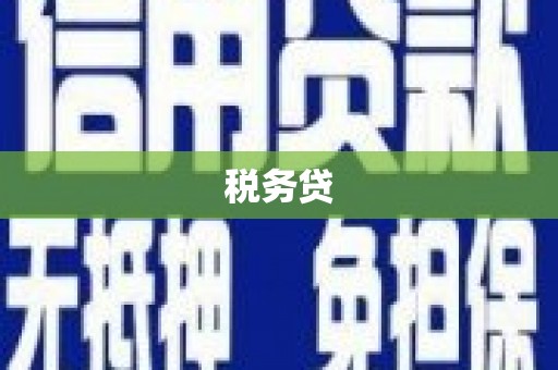 克拉玛依税务贷