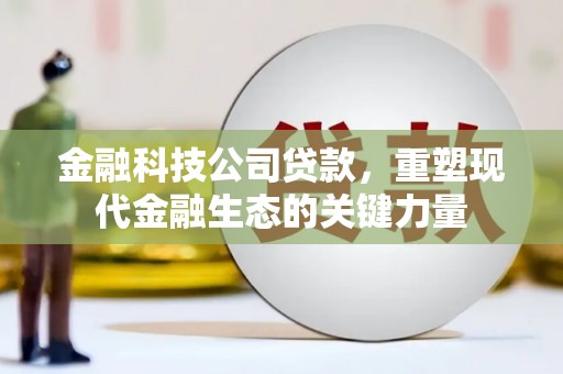 克拉玛依金融科技公司贷款，重塑现代金融生态的关键力量